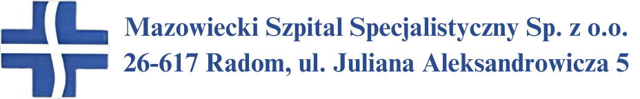 Mazowiecki Szpital Specjalistyczny Sp. Z O.O. W Radomiu